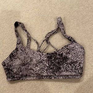 Lululemon patterned sports bra size 2